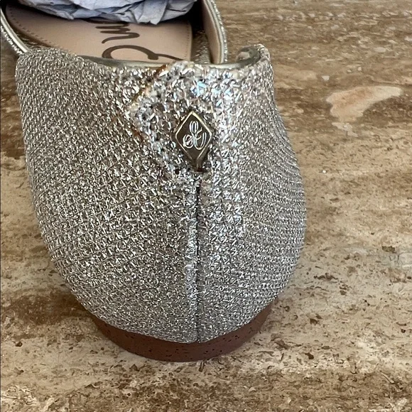 NEW Sam Edelman Rodney Metallic Gold D'Orsay Flats/Sz. 7M - Picture 4 of 9